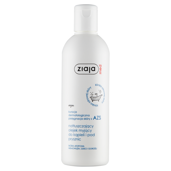 Увлажняющее масло для мытья тела, 270 мл Ziaja Med Kuracja dermatologiczna
Увлажняющее масло для мытья тела, 270 мл Ziaja Med Kuracja dermatologiczna