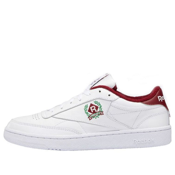 Кроссовки club c 85 'crest white burgundy' Reebok, белый
Кроссовки club c 85 'crest white burgundy' Reebok, белый