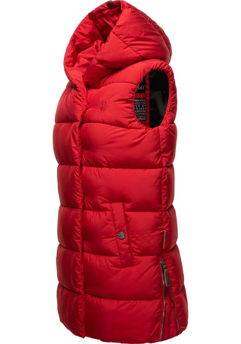 Стеганый жилет Navahoo "Madilynaa", стильный женский жилет без рукавов с капюшоном, красный
Стеганый жилет Navahoo "Madilynaa", стильный женский жилет без рукавов с капюшоном, красный