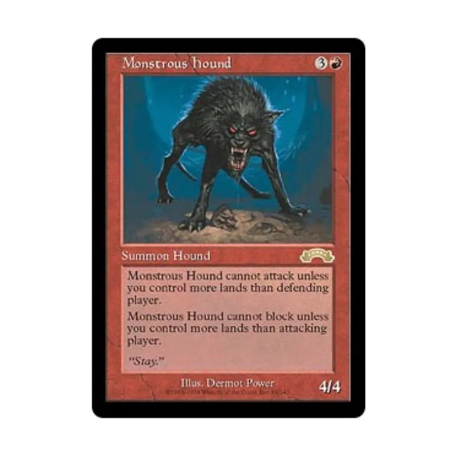 CCG Чудовищная гончая (клавиша R), MTG - Exodus
CCG Чудовищная гончая (клавиша R), MTG - Exodus