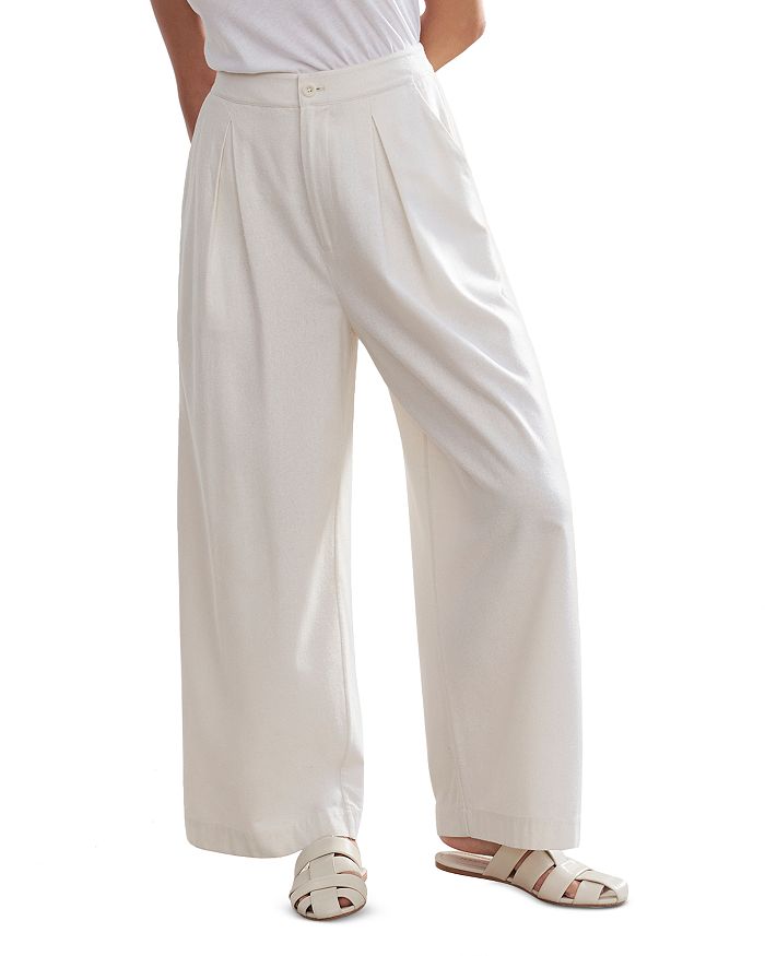 Широкие брюки из шелка Jenni Kayne, слоновая кость/кремовый
Широкие брюки из шелка Jenni Kayne, слоновая кость/кремовый