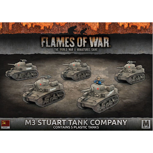 Фигурки Flames Of War: M3 Stuart Company
Фигурки Flames Of War: M3 Stuart Company