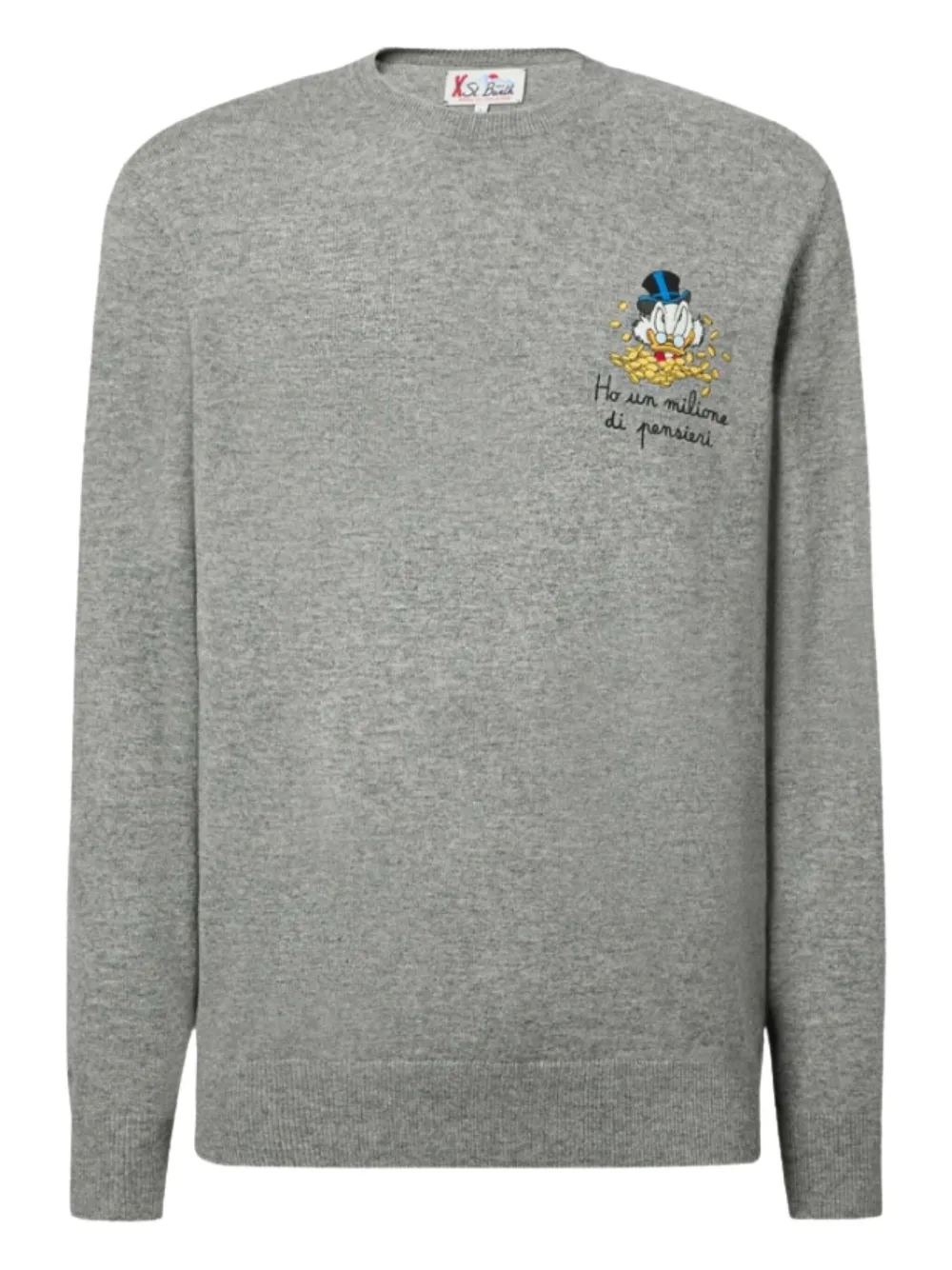 Свитер с вышитым мотивом Mc2 Saint Barth, серый
Свитер с вышитым мотивом Mc2 Saint Barth, серый