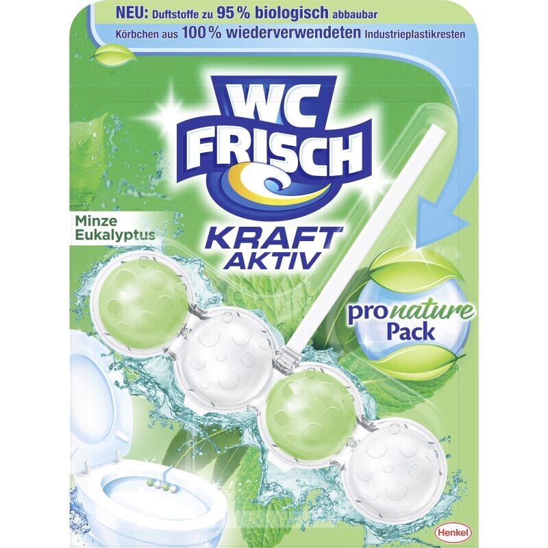 Kraft-Active Pro Nature Кондиционер с ароматом мяты и эвкалипта WC FRISCH, 50 g
Kraft-Active Pro Nature Кондиционер с ароматом мяты и эвкалипта WC FRISCH, 50 g