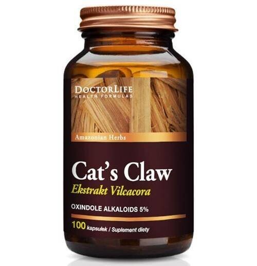 Cat's Claw, Экстракт кошачьего когтя, Добавка 6000 мг, 100 капсул. Doctor Life
Cat's Claw, Экстракт кошачьего когтя, Добавка 6000 мг, 100 капсул. Doctor Life