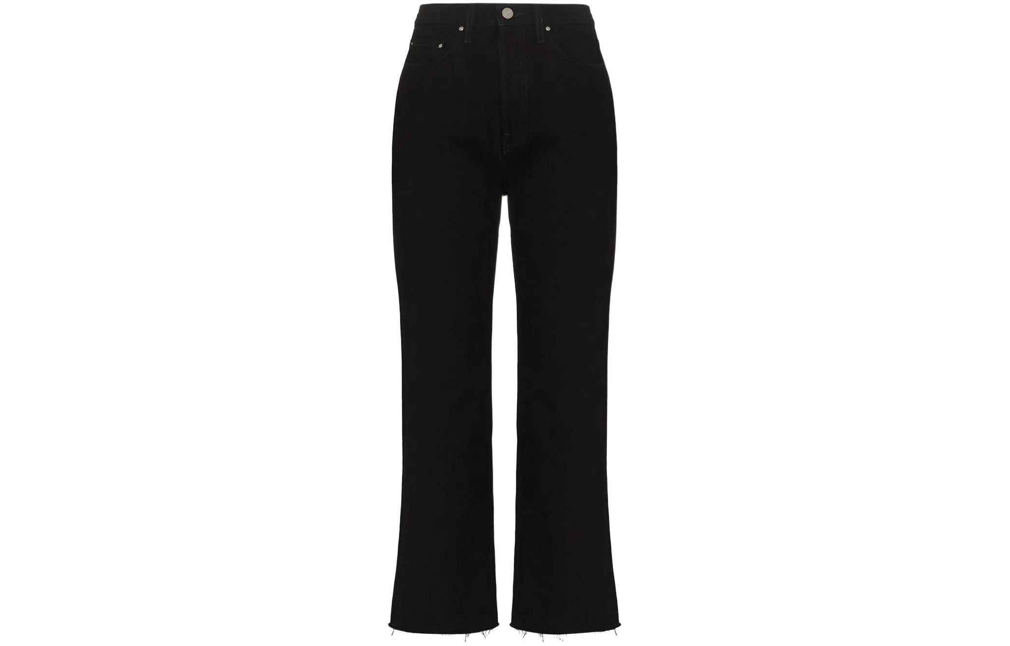 Кроп прямые джинсы TOTEME, черный
Кроп прямые джинсы TOTEME, черный
