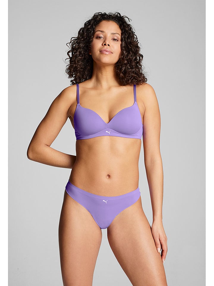 Бюстгальтер на косточках Puma, фиолетовый 
Бюстгальтер на косточках Puma, фиолетовый