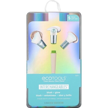 Ограниченный выпуск Holidays Blush And Glow Kit — набор из 5 сменных кистей для лица Ecotools, Ecotools
Ограниченный выпуск Holidays Blush And Glow Kit — набор из 5 сменных кистей для лица Ecotools, Ecotools