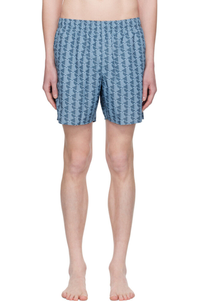 Синие шорты для плавания с монограммой Lacoste
Синие шорты для плавания с монограммой Lacoste