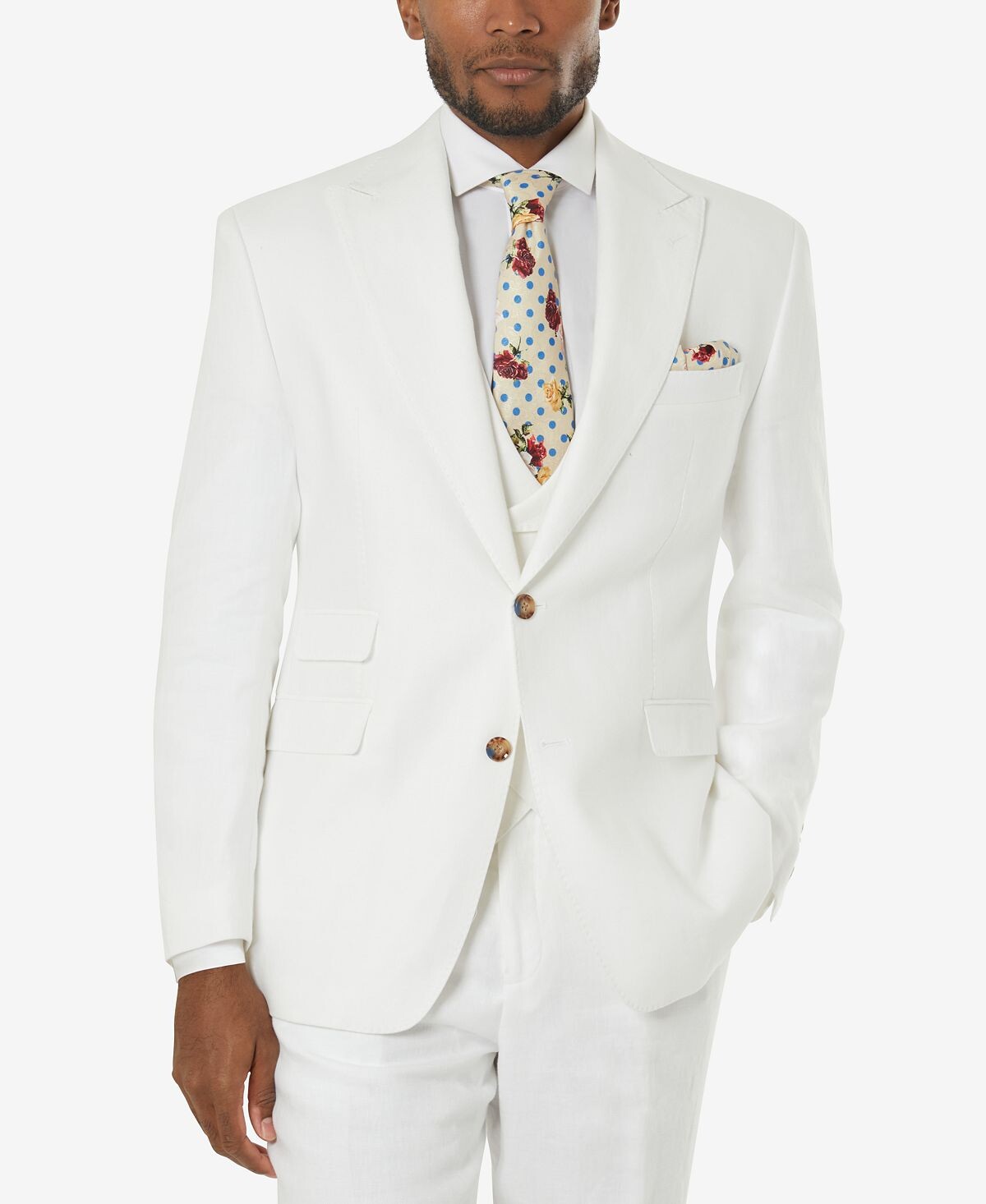 Мужской льняной пиджак классического кроя Tayion Collection
Мужской льняной пиджак классического кроя Tayion Collection