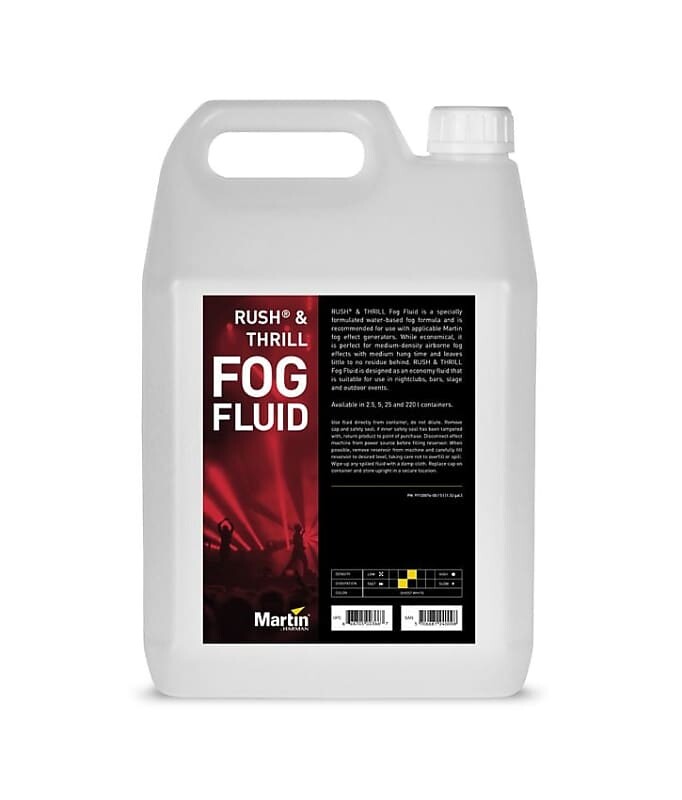 Жидкость для тумана Martin RUSH & THRILL
Жидкость для тумана Martin RUSH & THRILL