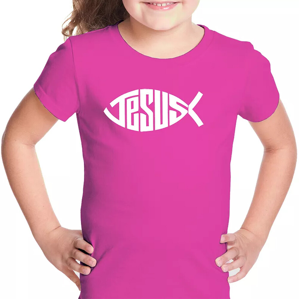 Футболка Jesus Name Fish Symbol LA Pop Art, розовый
Футболка Jesus Name Fish Symbol LA Pop Art, розовый