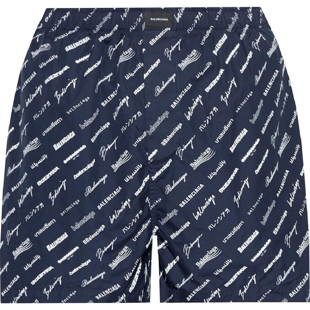 Шорты Balenciaga, темно-синий/белый
Шорты Balenciaga, темно-синий/белый