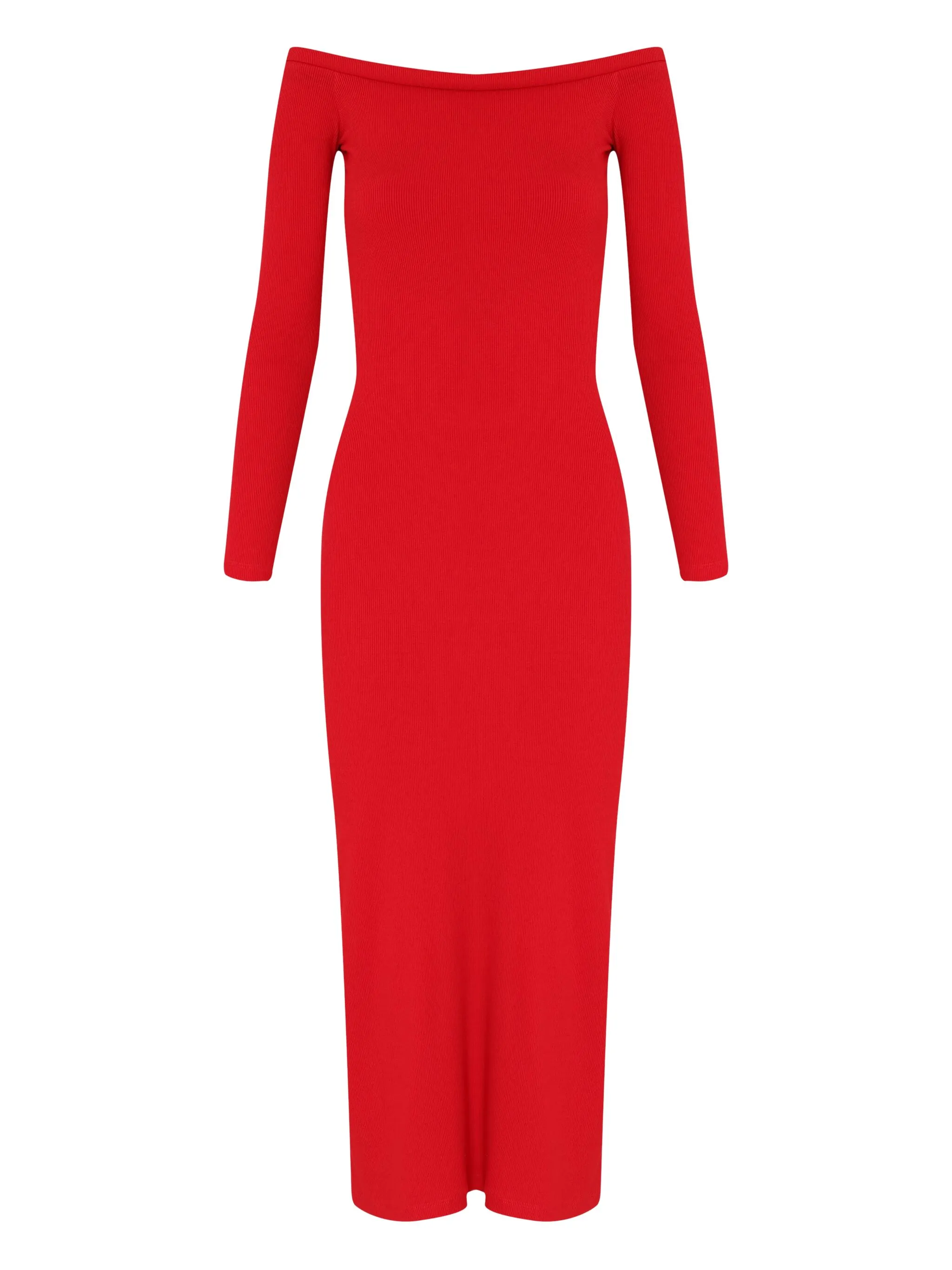 Платье миди в рубчик с открытыми плечами Gloria Coelho, красный
Платье миди в рубчик с открытыми плечами Gloria Coelho, красный