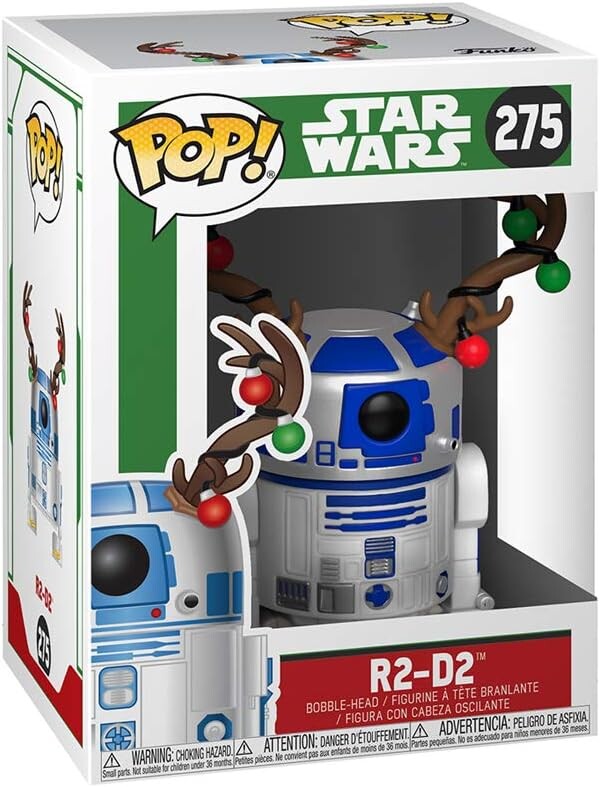 Фигурка Funko Pop Star Wars: Holiday - R2D2 with Antlers Collectible Figure, Multicolor
Фигурка Funko Pop Star Wars: Holiday - R2D2 with Antlers Collectible Figure, Multicolor