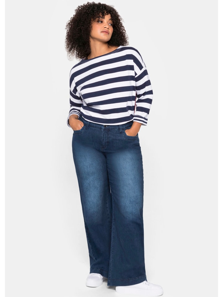 полосатая рубашка темно-синего цвета sheego
полосатая рубашка темно-синего цвета sheego