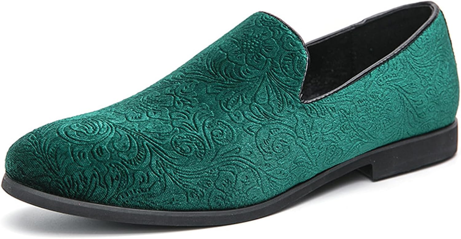 Мужские замшевые туфли-лоферы с цветочным декором, классический заостренный носок, удобная модель без шнурков, туфли для смокинга на свадьбу или вечернюю вечеринку Yherohg, зеленый
Мужские замшевые туфли-лоферы с цветочным декором, классический заостренный носок, удобная модель без шнурков, туфли для смокинга на свадьбу или вечернюю вечеринку Yherohg, зеленый