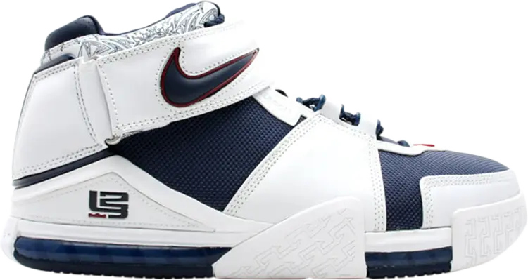 Кроссовки Nike Zoom LeBron 2 'USA' 2004, синий
Кроссовки Nike Zoom LeBron 2 'USA' 2004, синий