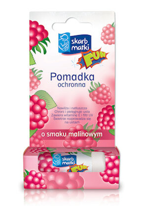 Mother's Treasure, Fun, Защитная помада, малина, 6,5 г Skarb Matki
Mother's Treasure, Fun, Защитная помада, малина, 6,5 г Skarb Matki
