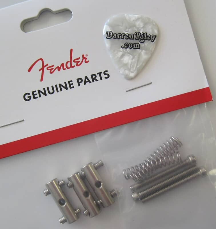 Седла Fender USA American Vintage 58 Telecaster 0992089000 AVRI 58 Reissue Tele Steel Bridge Saddles 099-2089-000
Седла Fender USA American Vintage 58 Telecaster 0992089000 AVRI 58 Reissue Tele Steel Bridge Saddles 099-2089-000