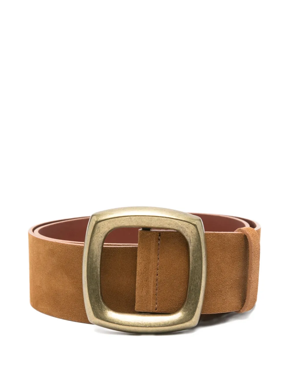 Ремень из замши Bianca с квадратной пряжкой Ba&Sh, коричневый
Ремень из замши Bianca с квадратной пряжкой Ba&Sh, коричневый