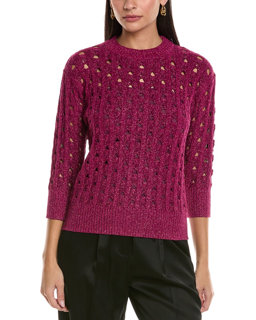 Свитер крючком St. John, розовый
Свитер крючком St. John, розовый