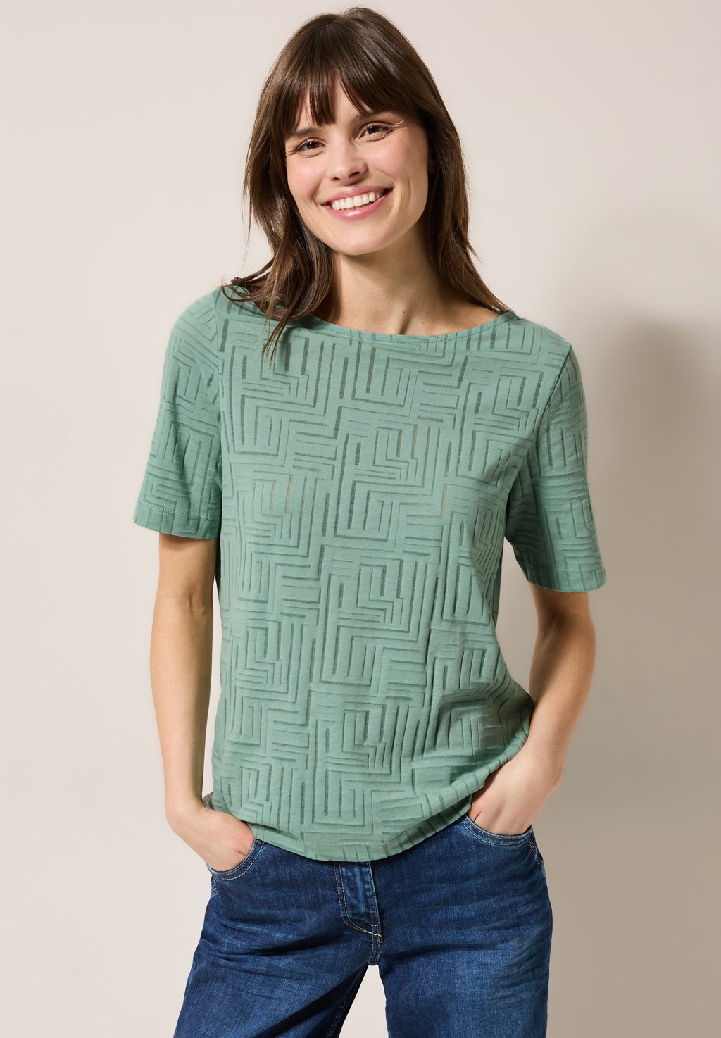 Футболка с принтом Cecil, металлик зеленый
Футболка с принтом Cecil, металлик зеленый