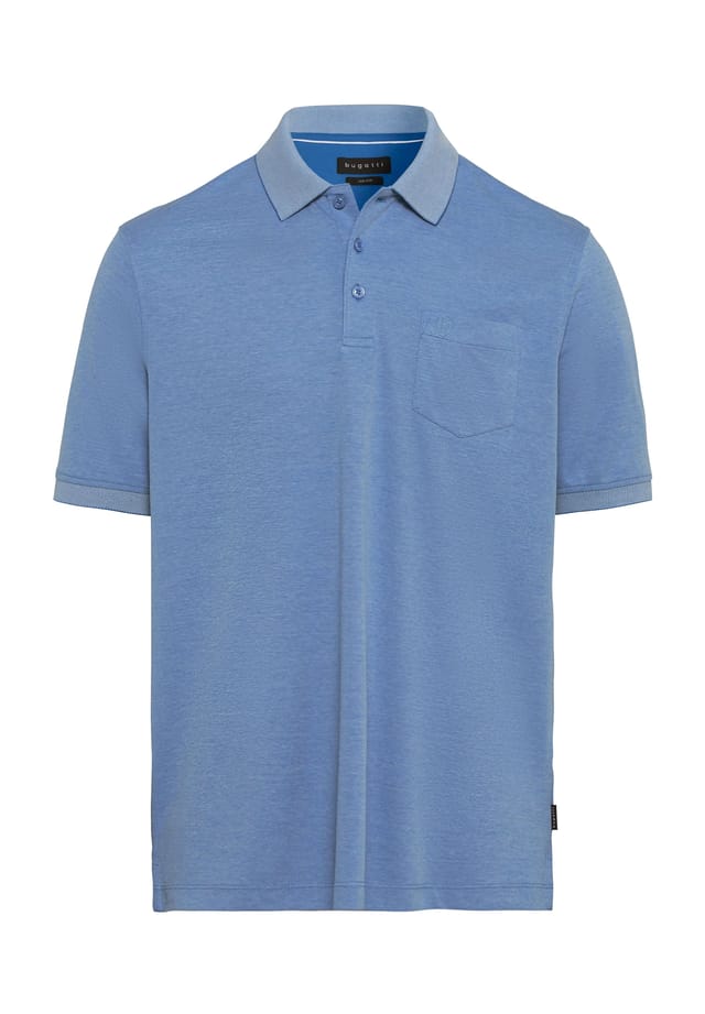 Нагрудный карман рубашки поло Bugatti, серый
Нагрудный карман рубашки поло Bugatti, серый