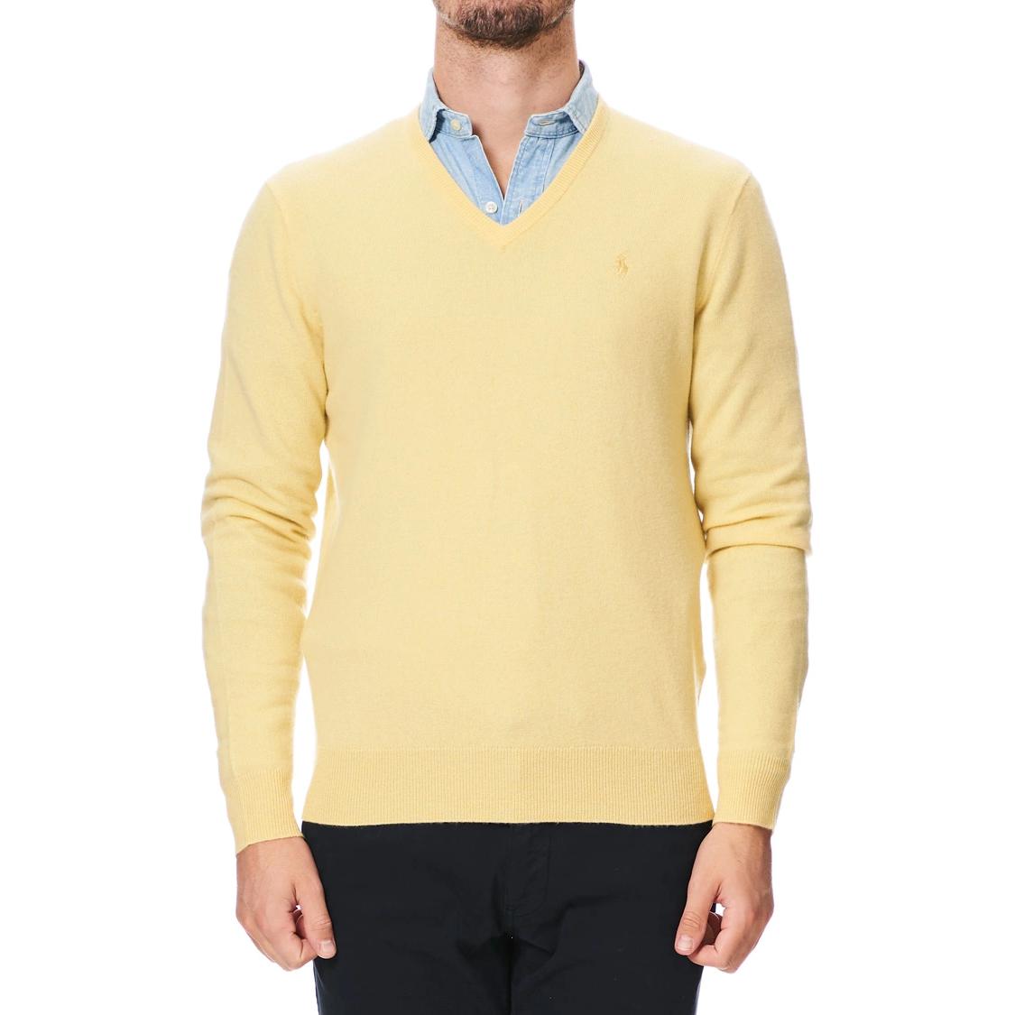 Polo Ralph Lauren Вязаный свитер мужской желтый
Polo Ralph Lauren Вязаный свитер мужской желтый