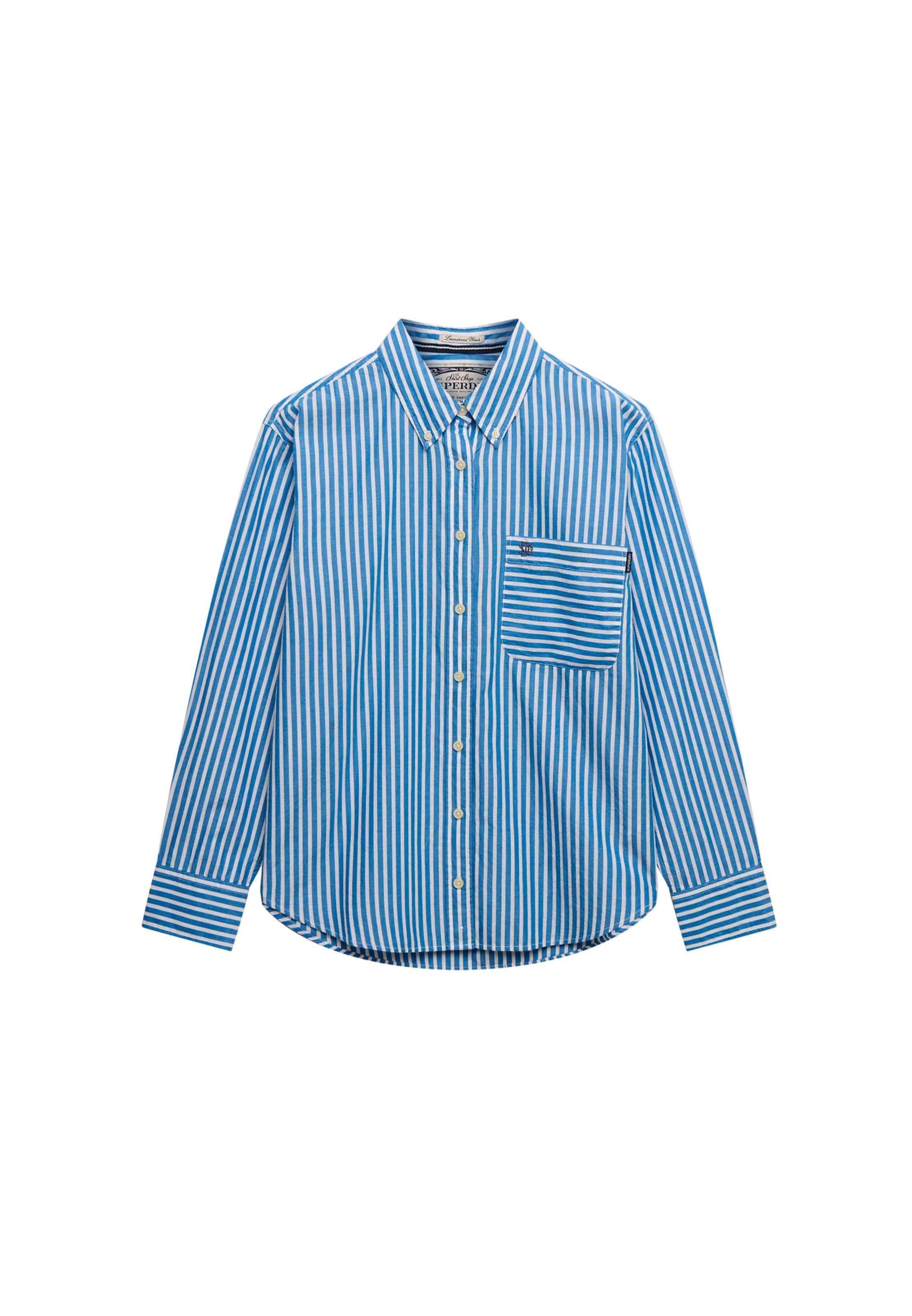 Superdry & Co Рубашка 'Poplin' в синем цвете
Superdry & Co Рубашка 'Poplin' в синем цвете