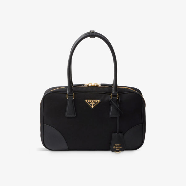 Сумка среднего размера из переработанного нейлона и полиамида с верхней ручкой Re-Edition 1978 Prada, черный
Сумка среднего размера из переработанного нейлона и полиамида с верхней ручкой Re-Edition 1978 Prada, черный