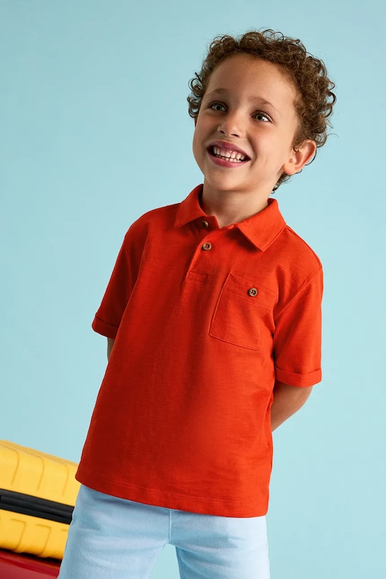 Хлопковая детская поло Mayoral, красный
Хлопковая детская поло Mayoral, красный