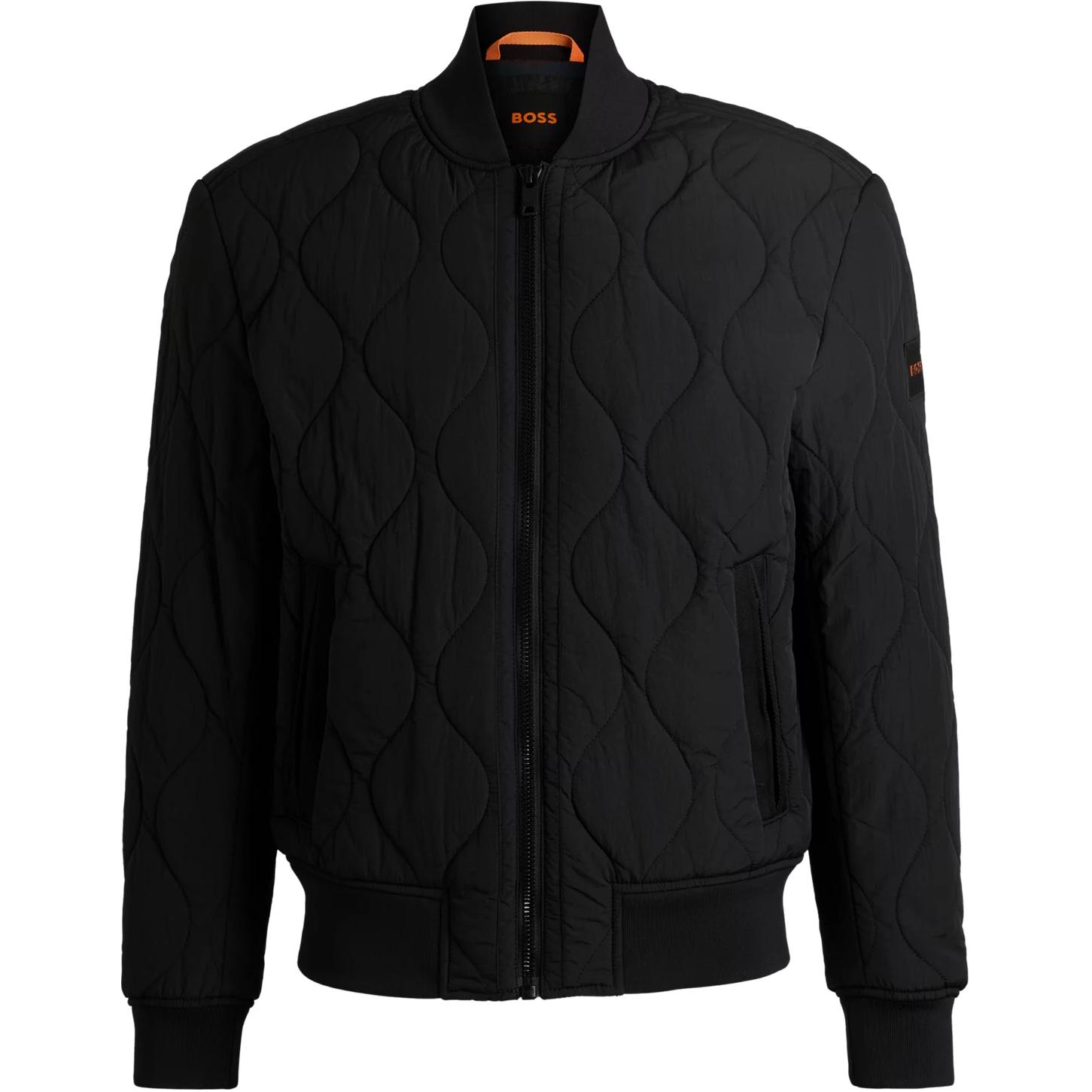 HUGO BOSS Стеганая бомбер-куртка, Black
HUGO BOSS Стеганая бомбер-куртка, Black