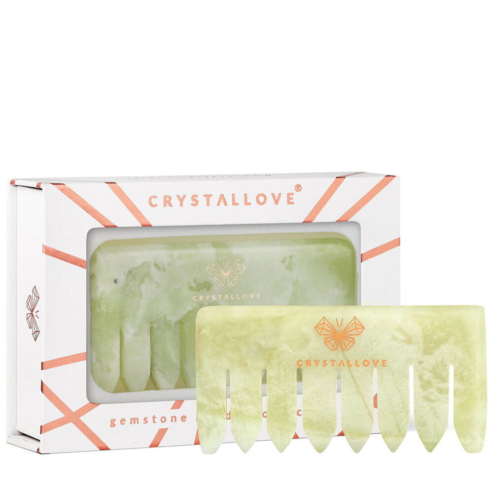 Crystallove Crystal Collection нефритовая расческа для массажа кожи головы, 1 шт.
Crystallove Crystal Collection нефритовая расческа для массажа кожи головы, 1 шт.