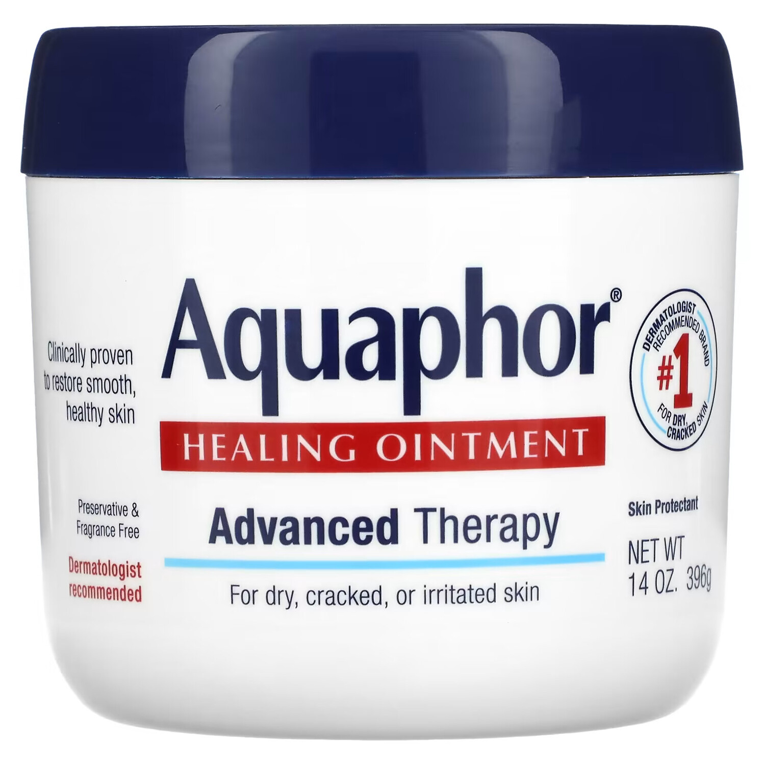 Aquaphor, целебная мазь, защитное средство для кожи, 396 г (14 унций)
Aquaphor, целебная мазь, защитное средство для кожи, 396 г (14 унций)