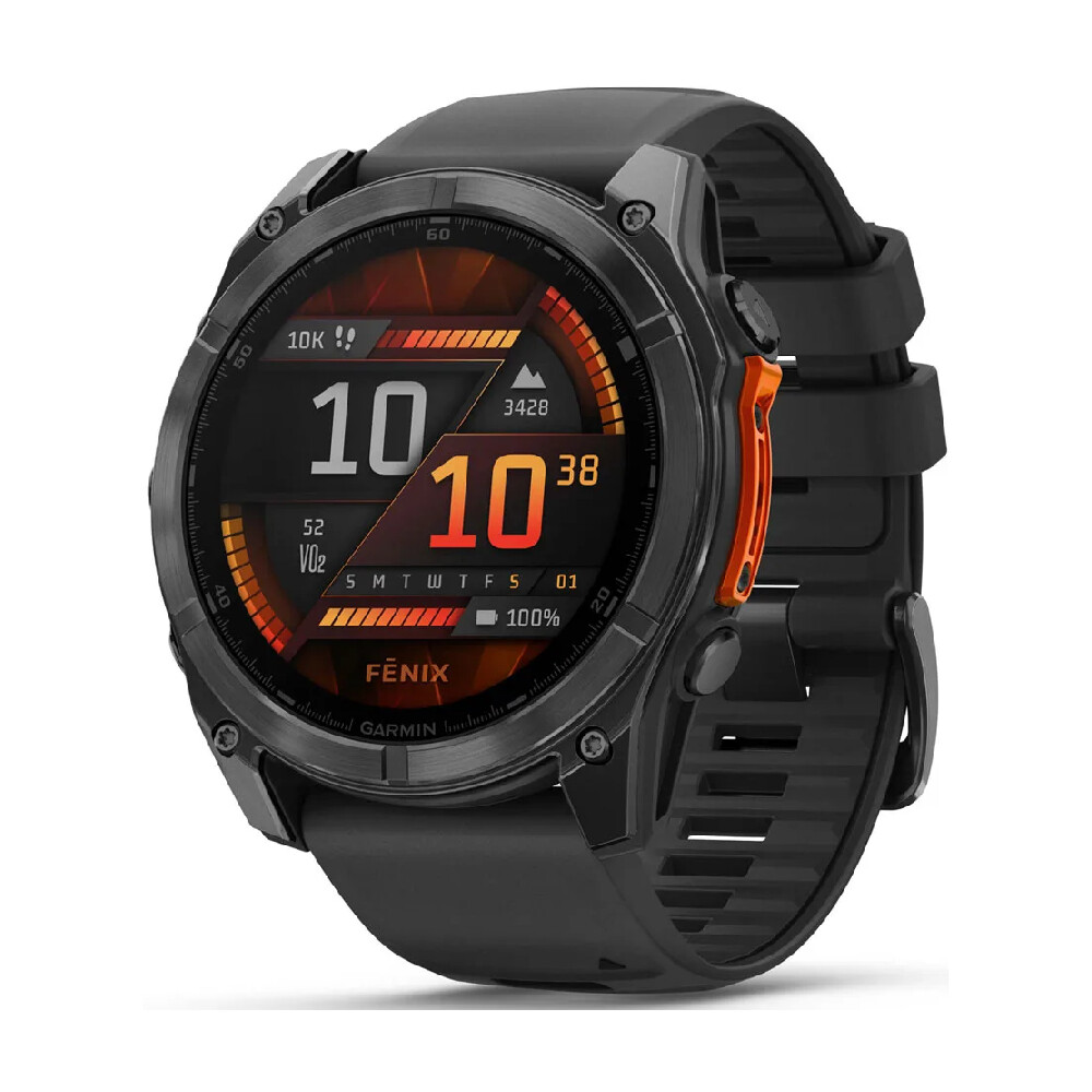 Умные часы Garmin Fenix 8, 51 мм, AMOLED 1.4", Wi-Fi, темно-серый
Умные часы Garmin Fenix 8, 51 мм, AMOLED 1.4", Wi-Fi, темно-серый