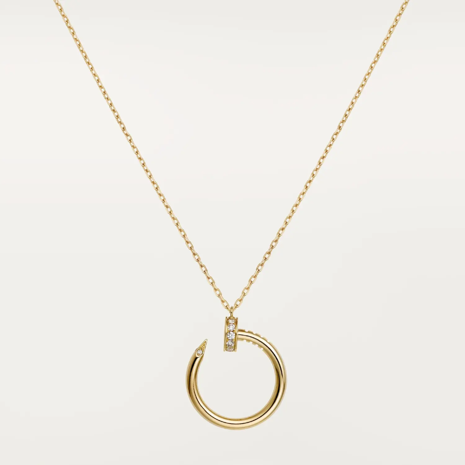 Колье Cartier Juste un Clou, 38-42 см, желтое золото/бриллианты
Колье Cartier Juste un Clou, 38-42 см, желтое золото/бриллианты