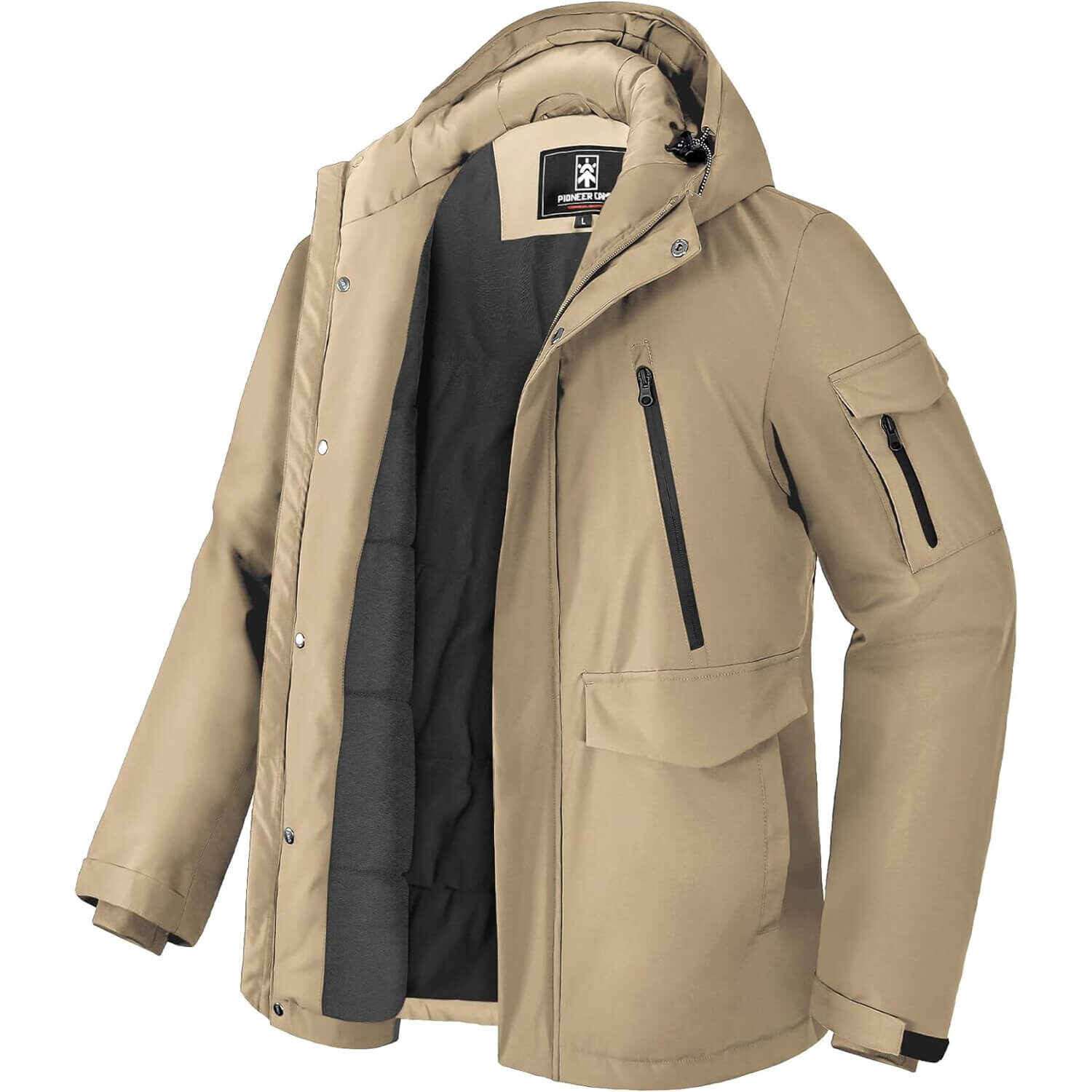 Куртка Pioneer Camp Waterproof Fleece Lined Warm, хаки
Куртка Pioneer Camp Waterproof Fleece Lined Warm, хаки