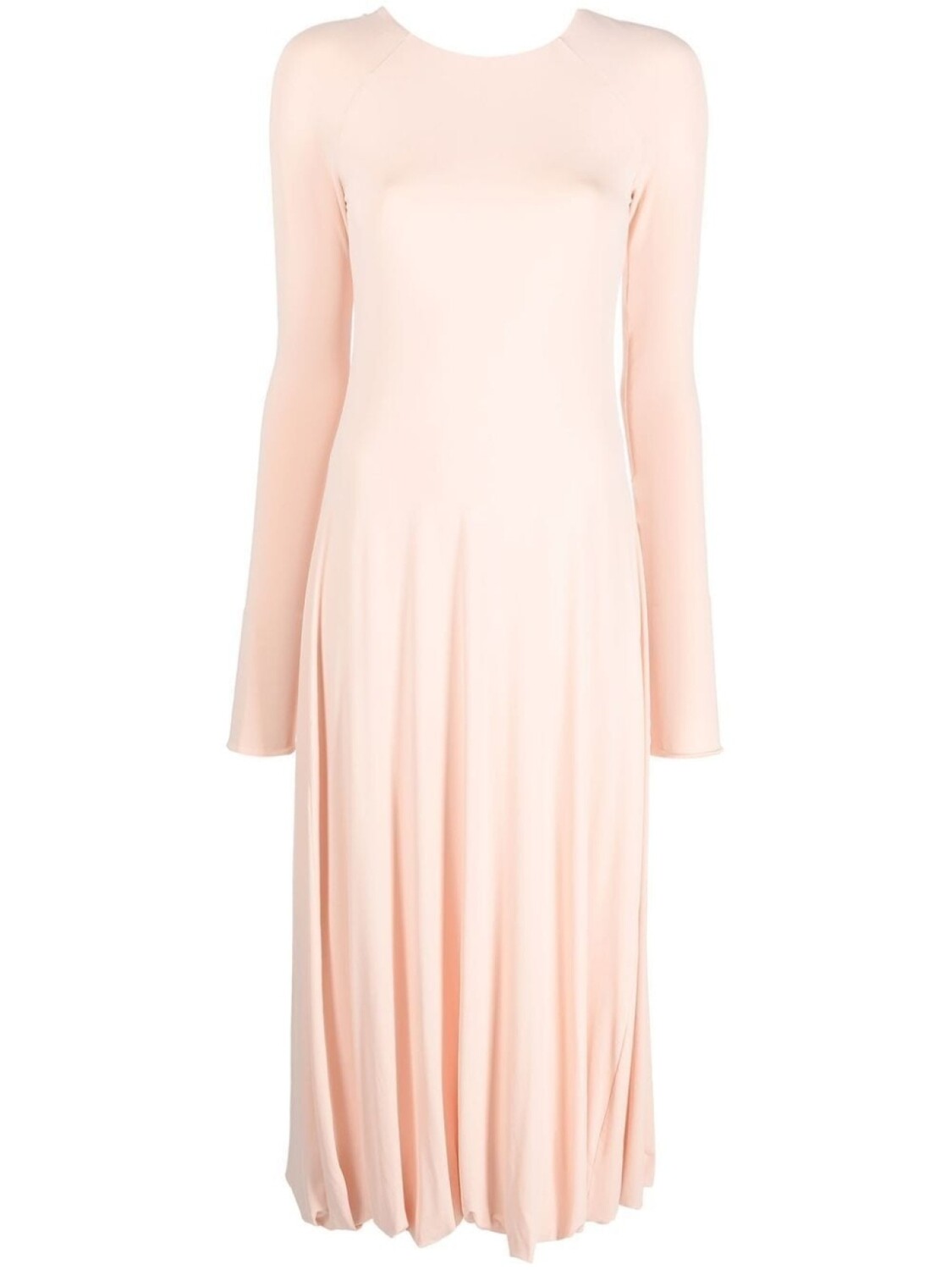 Jil Sander расклешенное платье с длинными рукавами, розовый
Jil Sander расклешенное платье с длинными рукавами, розовый