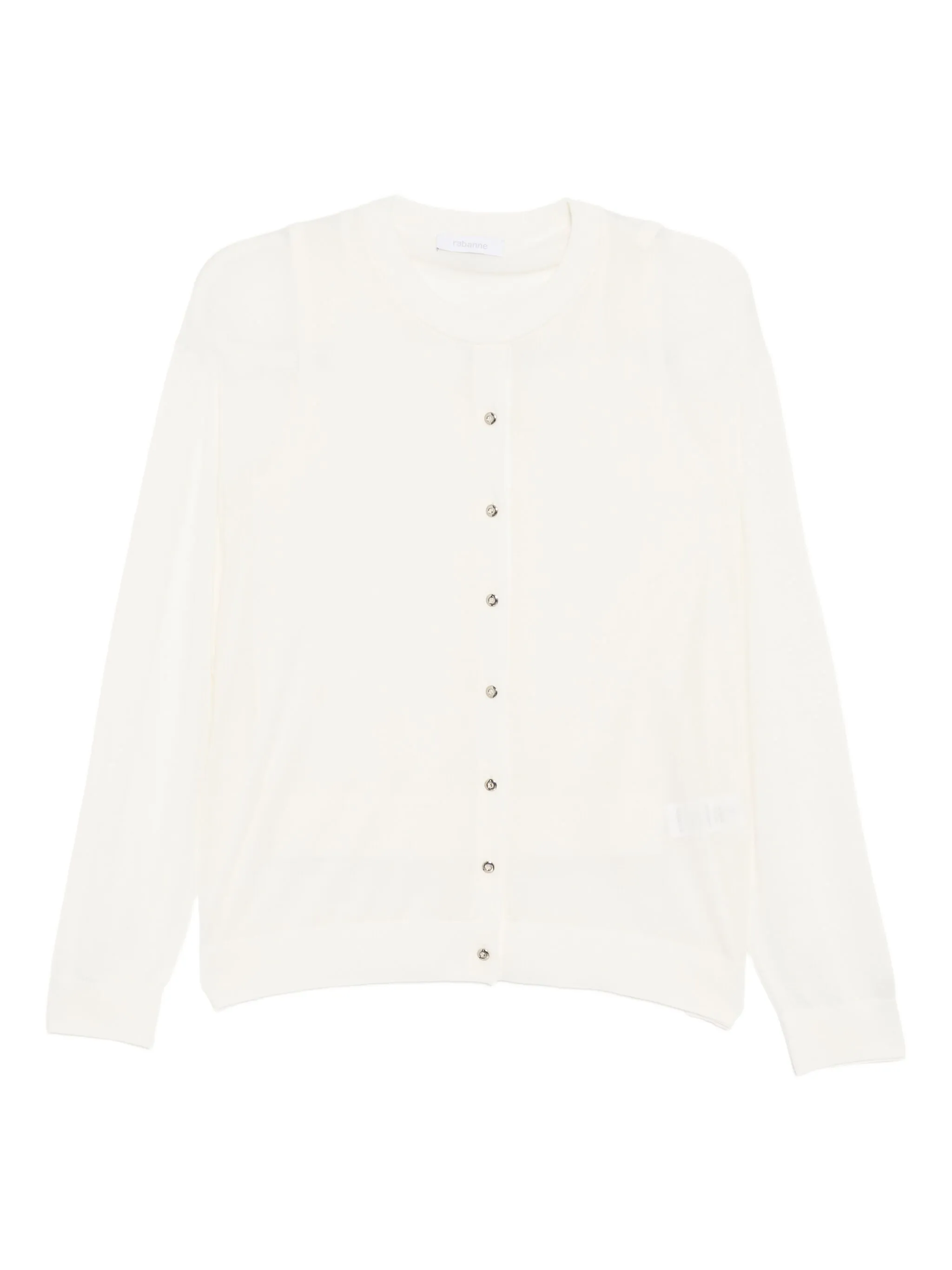 Кардиган из шерсти мериноса Rabanne, нейтральный
Кардиган из шерсти мериноса Rabanne, нейтральный