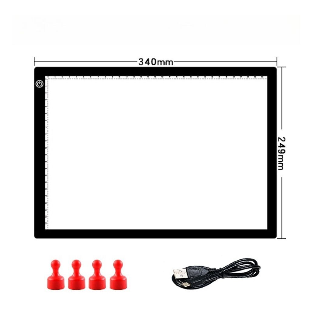 INF Tracing Light Pad A4 Светодиодная копировальная доска Световой короб
INF Tracing Light Pad A4 Светодиодная копировальная доска Световой короб