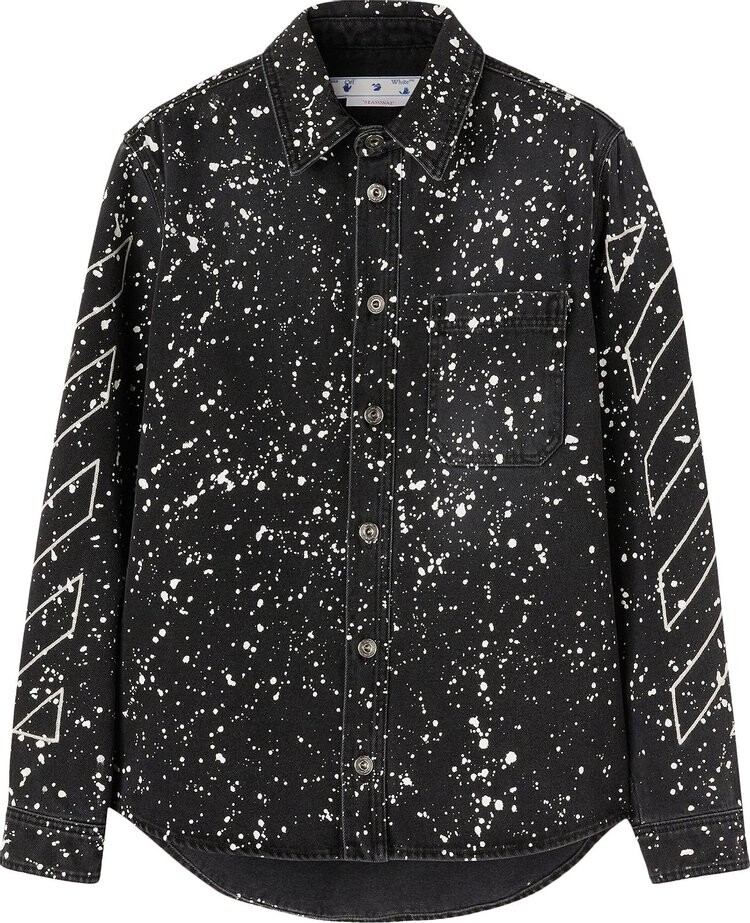 Рубашка Off-White Diag Paint Denim Shirt 'Black/White', черный
Рубашка Off-White Diag Paint Denim Shirt 'Black/White', черный