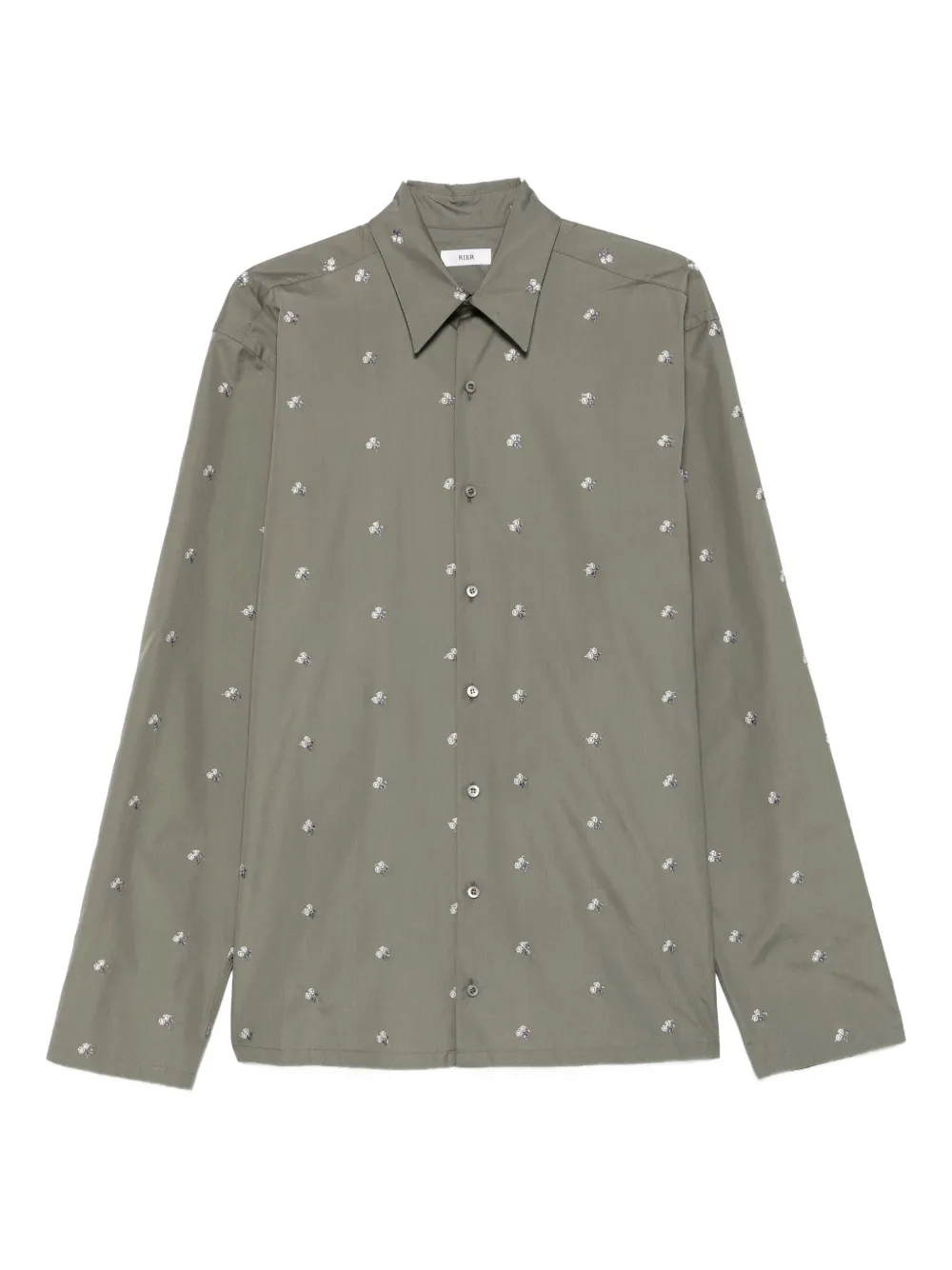 Хлопковая рубашка Rier, серый 
Хлопковая рубашка Rier, серый