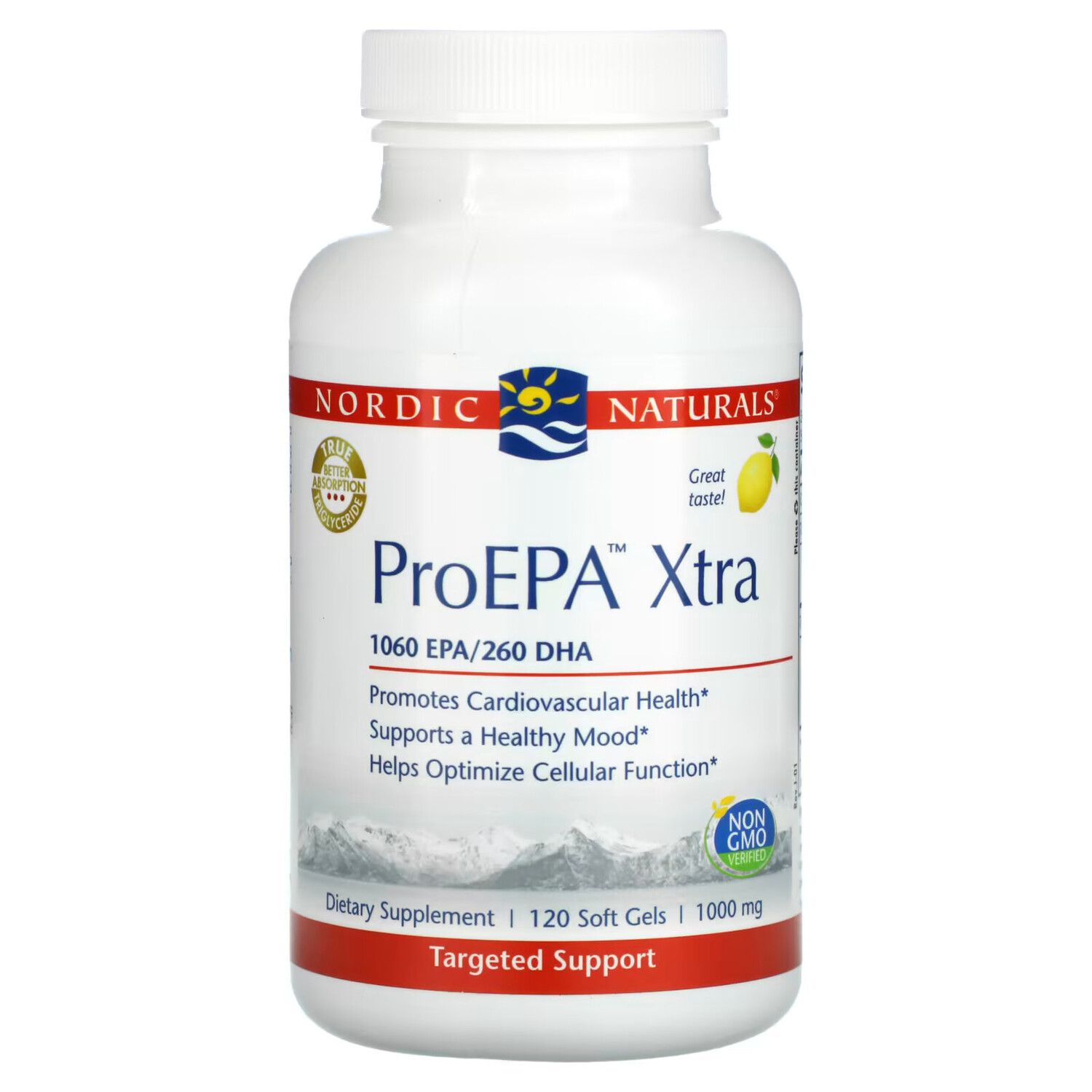 Nordic Naturals, ProEPA Xtra, лимон, 1000мг, 120 таблеток
Nordic Naturals, ProEPA Xtra, лимон, 1000мг, 120 таблеток
