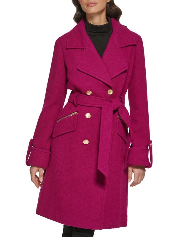 Двубортное пальто с галстуком Guess Grey, Синий, Двубортное пальто с галстуком Guess Grey 
Двубортное пальто с галстуком Guess Grey, Синий, Двубортное пальто с галстуком Guess Grey