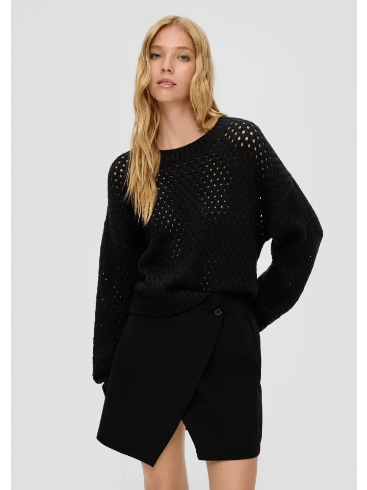 Пуловер QS, черный
Пуловер QS, черный