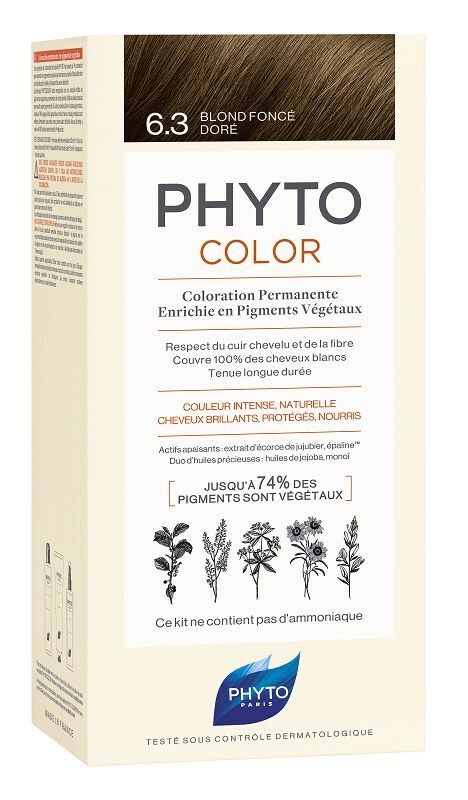 Краска для волос Phyto Color 6.3 Ciemny Złoty Blond, 1 шт
Краска для волос Phyto Color 6.3 Ciemny Złoty Blond, 1 шт