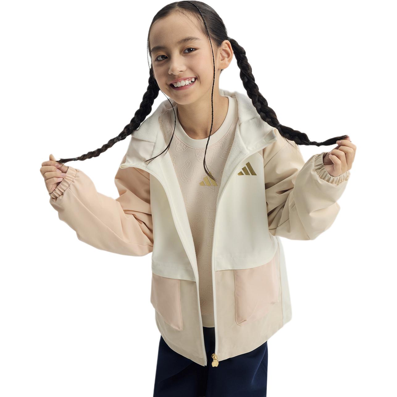 Детская куртка с капюшоном, средней жесткости Adidas, jade белый/золото
Детская куртка с капюшоном, средней жесткости Adidas, jade белый/золото