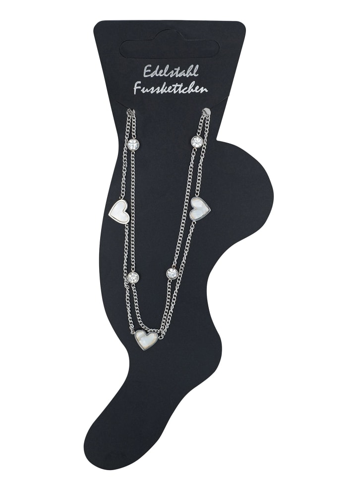 Adeliás Женский браслет на лодыжку - из нержавеющей стали серебристого цвета
Adeliás Женский браслет на лодыжку - из нержавеющей стали серебристого цвета