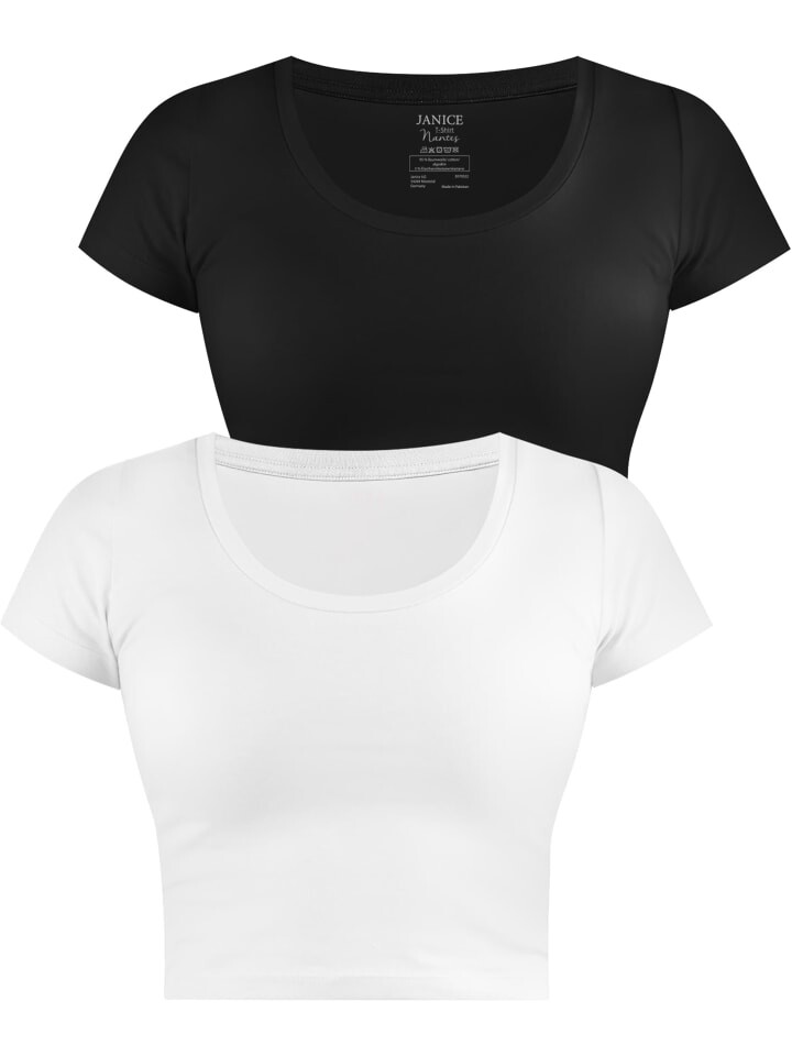 Футболка Janice Nantes, черный/белый 
Футболка Janice Nantes, черный/белый